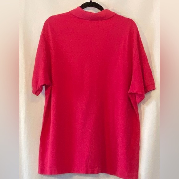 Lacoste Mens Fuschia Pink 100% Cotton Pique L. 12.22 Short Sleeve Polo Shirt XXL - Picture 4 of 17